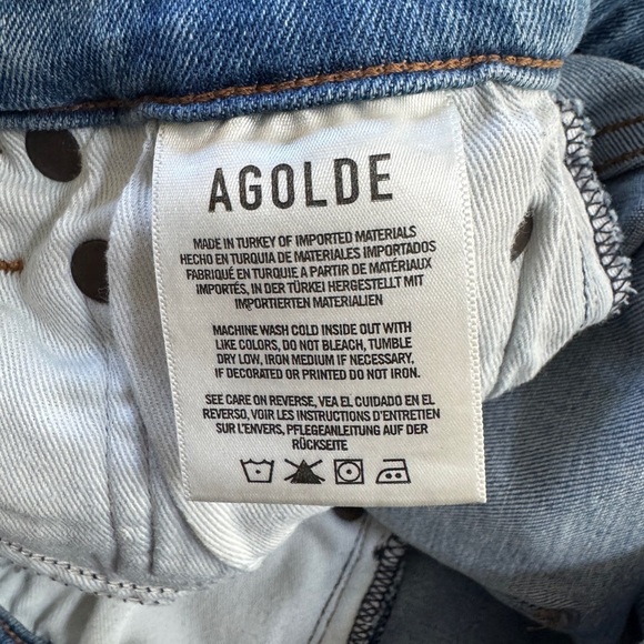 AGOLDE Size 26x27 Sophie High Rise Ripped Distressed Skinny Jeans - Picture 4 of 9